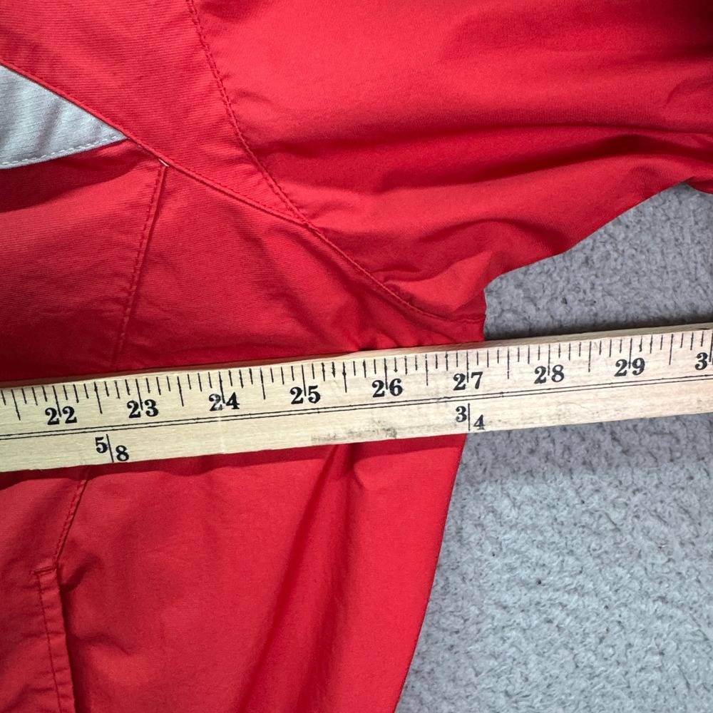 VTG Ohio State Buckeyes Jacket Mens XL Red Windbreaker Nike Full Zip 90s NCAA - Picture 11 of 13